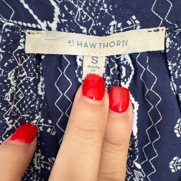 BOHO ELEPHANT SLEVELESS TOP. 41 HAWTHORN FLOWY PULLOVER TOP. Excellent condition - Picture 9 of 12